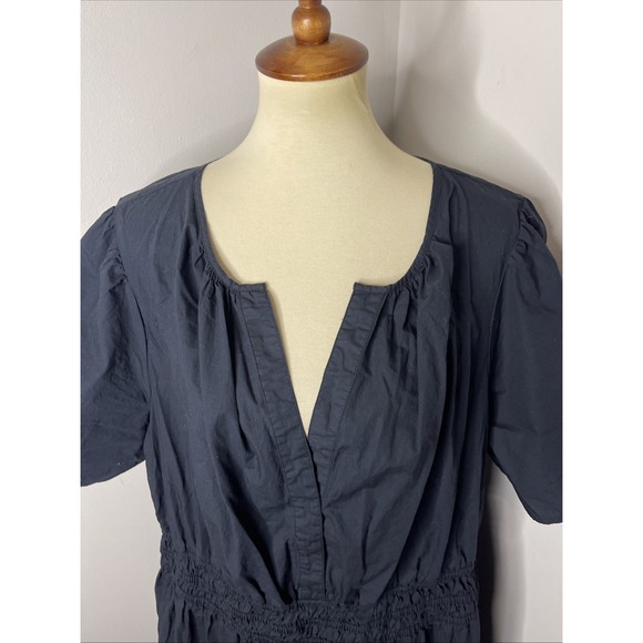 Anthropologie Womens The Somerset Maxi Dress Pullover Black‎ Plus Size 3X - Picture 8 of 11